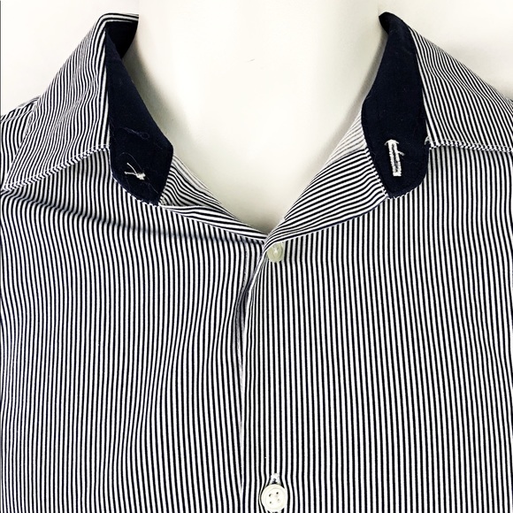 H&M - Slim Fit Stripes Shirt - Picture 2 of 6